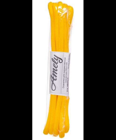 Скакалка для художественной гимнастики RGJ-104, 3м, жёлтый