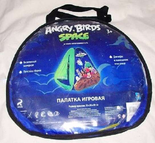 Детская игровая палатка в сумочке Angry Birds Space 1 Toy в Москве