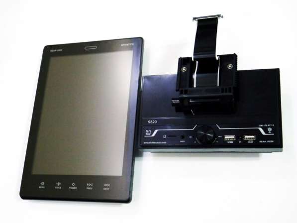 2din автомагнитола Pioneer 9520 9,5" Съемный экран+2хUSB в фото 4