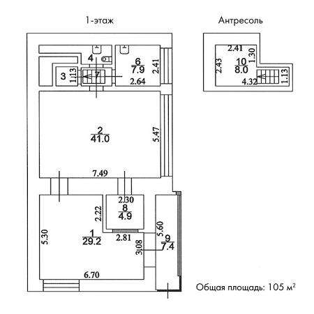 Аренда ПСН 105 кв.м в Москве