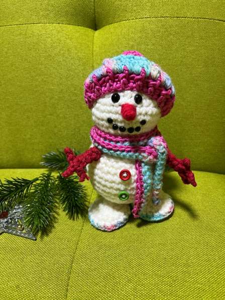 Снеговик игрушка новогодняя