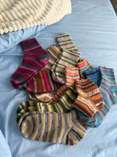 Носки вязаные