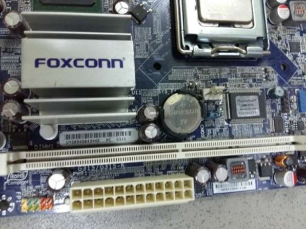Материнская плата Foxconn G31S без процессора в Сыктывкаре фото 3