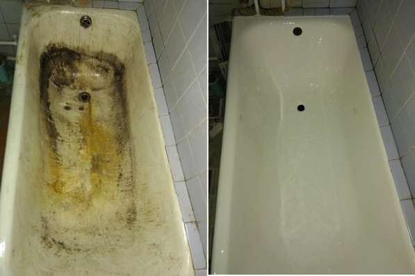 Реставрация ванн, душевых, раковин жидким акрилом