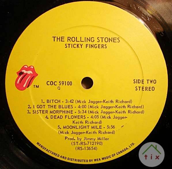 Пластинка виниловая The Rolling Stones ‎– Sticky Fingers в Санкт-Петербурге