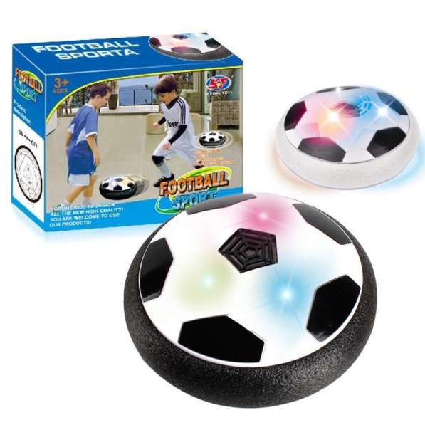 Футбольный мяч для игры в доме Hover ball с подсветкой Fuss