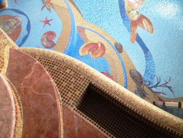 Мозаика для облицовки бассейнов, художественные и матричные мозаичные панно. в Москве фото 19