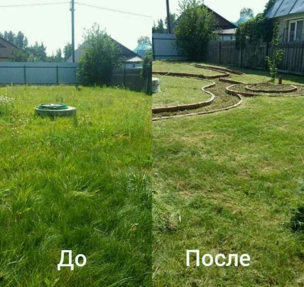 Скос травы Покос травы в Красноярске фото 9