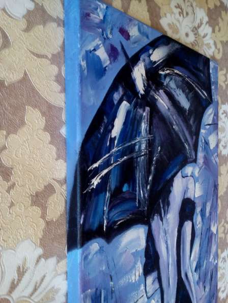 Интерьерная картина Незнакомка (живопись, масло, мастихин) в Москве фото 3