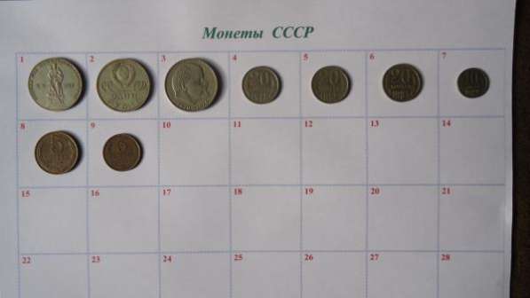 Монеты СССР, России и Европейских стран