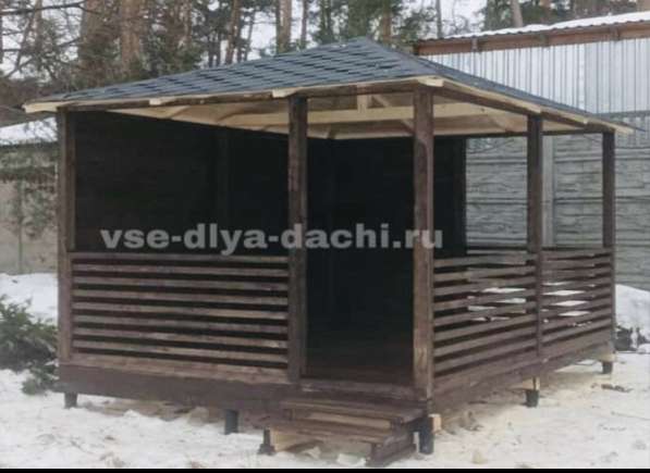 Беседки ЛОФТ под ключ в Москве фото 6