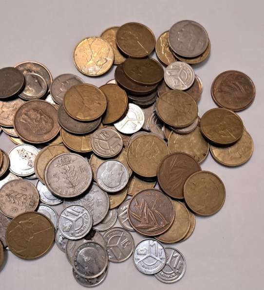 Монеты Бельгии. Франки. 20 век. Опт. Розница в Новосибирске