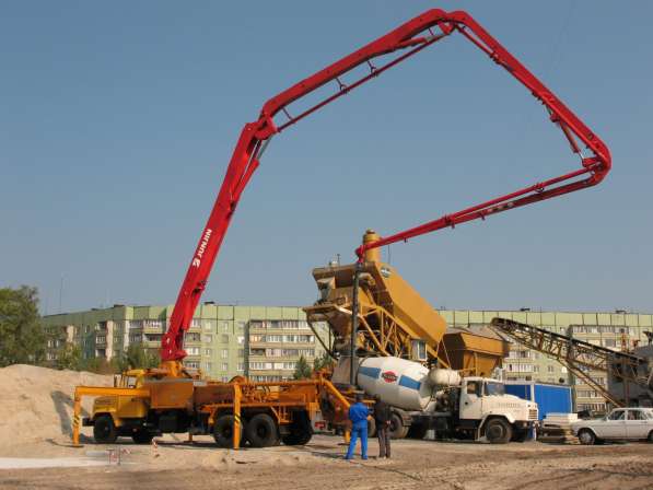 Услуги, аренда, заказ автобетононасоса в 