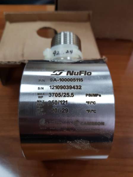 Расходомер турбинный жидкостной серии NuFlo EZ-IN 1“x2” Came в фото 3