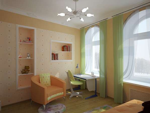 Ремонт квартир, офисов, коттеджей, дизайн интерьера в Красно