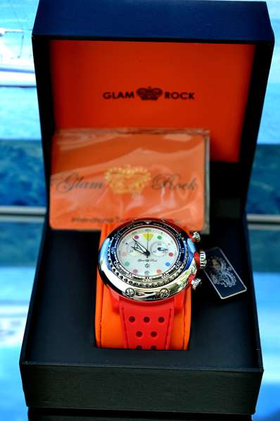 Яркие часы-хронограф на лето Glam Rock в Рязани фото 10