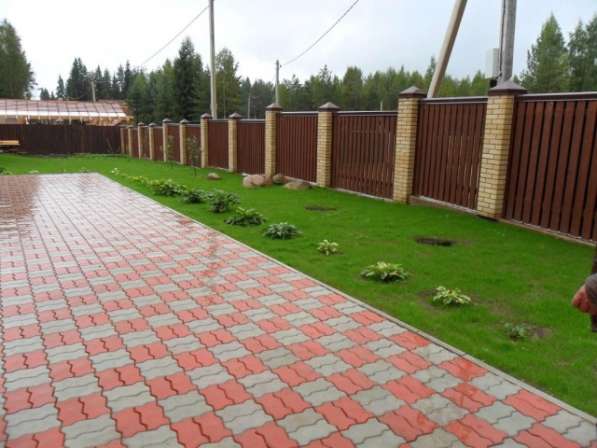 Укладка тротуарной плитки-водостоки в Нижнем Новгороде