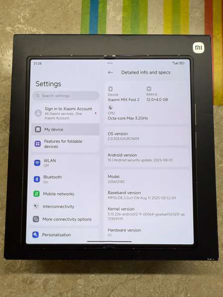 Хiaomi Mix Fоld 2 12/256gb в Омске фото 8