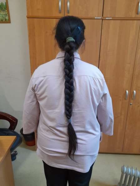 Волосы натуральные срез