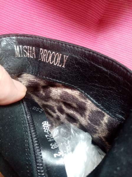 Продам ботинки черные натуральная замша и кожа р.38 в Белгороде фото 3