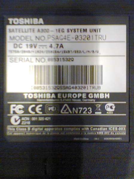 Toshiba Satellite A200 Инвертор матрицы рабочий WK724K в Москве фото 11