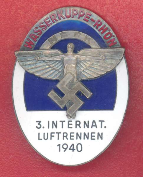 Германия 3 рейх знак 3 международные авиагонки NSFK 1940 г