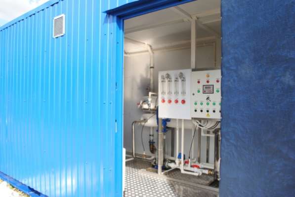 Блочно-модульная станция водоподготовки питьевой воды Сокол. Проектирование. Монтаж