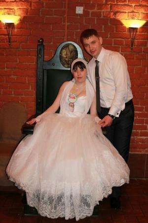 свадебное платье.