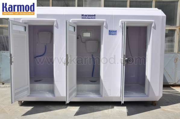 Модульные туалеты и душевые Кармод в фото 6