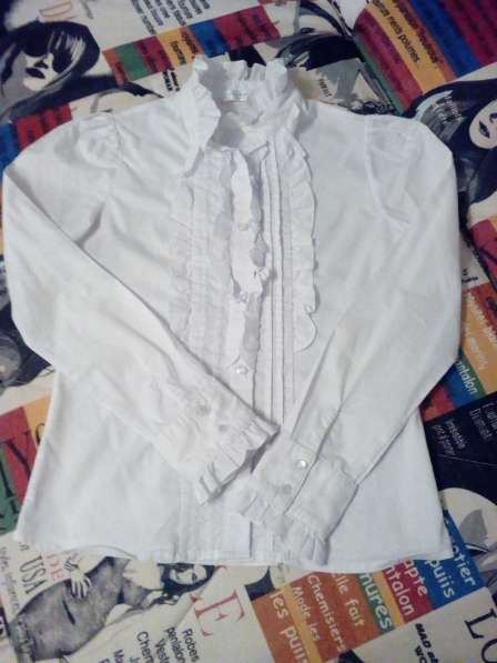 Блузка белая для девочки 7-9 лет в Тюмени фото 5