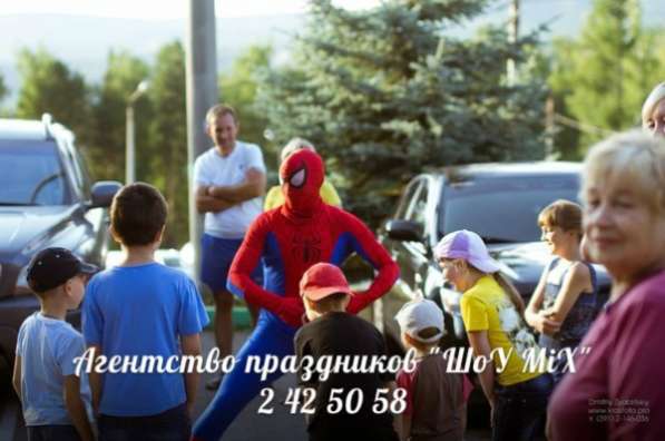 Человек паук на детский праздник. в Красноярске