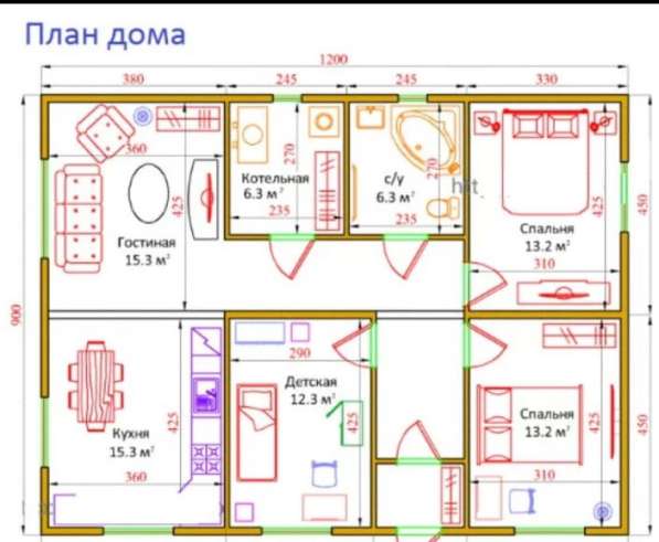 Продам дом в Ростов-на-Дону.Жилая площадь 110 кв.м. в Ростове-на-Дону