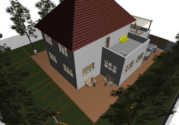 Под земельный участок 3D модель дома, мини отеля и т. д в фото 4
