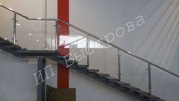 Перила из нержавеющей стали в фото 40