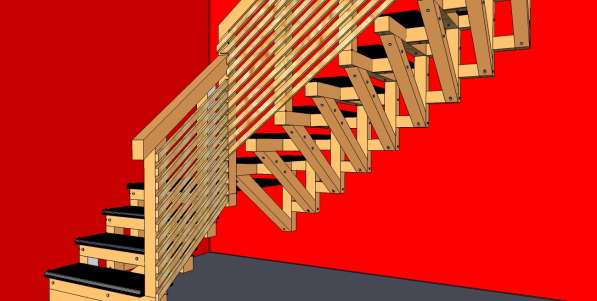 Лестницы в современном стиле в Уфе фото 5