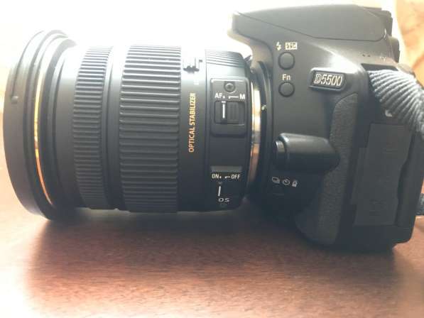 Фотоаппарат Nikon d5500 и объектив SIGMA DC 17-50mm 1:2.8 в Москве фото 6