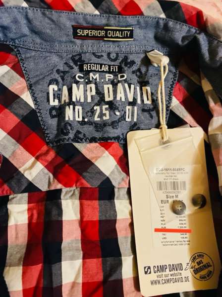 Camp David новая рубашка