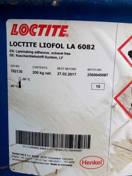 Клей Loctite Liofol срок до 2014-2017 гг