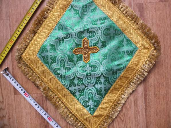 Фартук церковный, ручное шитьё золотой ниткой в Ставрополе фото 3