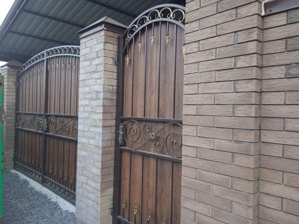 Ворота из сайдинга Батайск в Ростове-на-Дону фото 9
