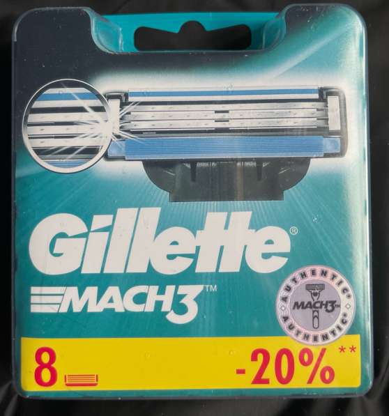 Кассеты для бритья Gillette (Mach3, Fusion5,Fusion Proglide) в Москве