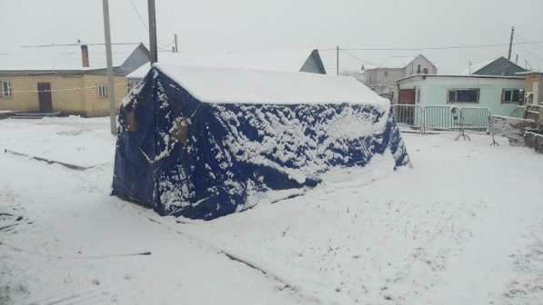 Палатка зимняя на 5-6 человек с утеплителем, каркасная в 