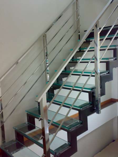 Перила из нержавеющей стали в фото 48