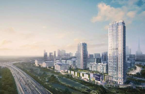 Трехкомнатные апартаменты в Design Quarter в фото 8