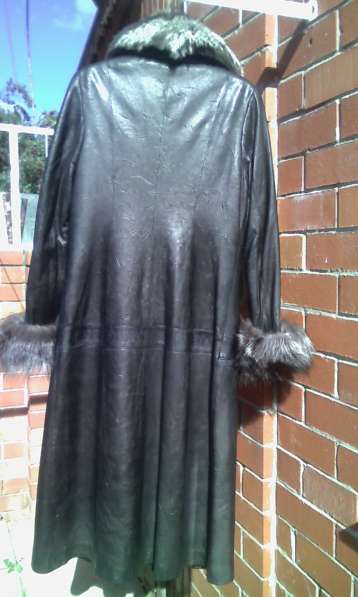 Продам норковое кожанное пальто в Тюмени фото 4