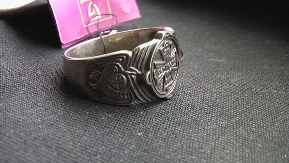 Перстень мужской, серебряный, православный, новый. 21 размер в Саратове фото 6