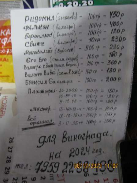 Препараты от болезней винограда в фото 3