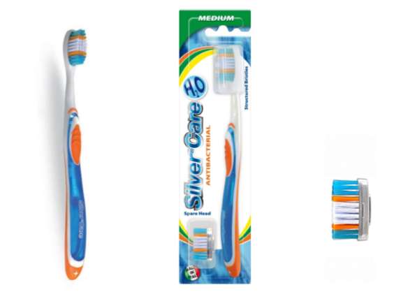 PIAVE h2o soft/medium/hard toothbrush + 1 spare head в фото 3