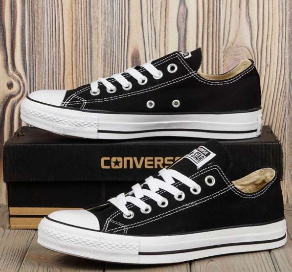 Черные высокие Converse в фото 8