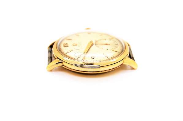 Золотые винтажные мужские часы 14k Omega Automatic в Москве фото 5